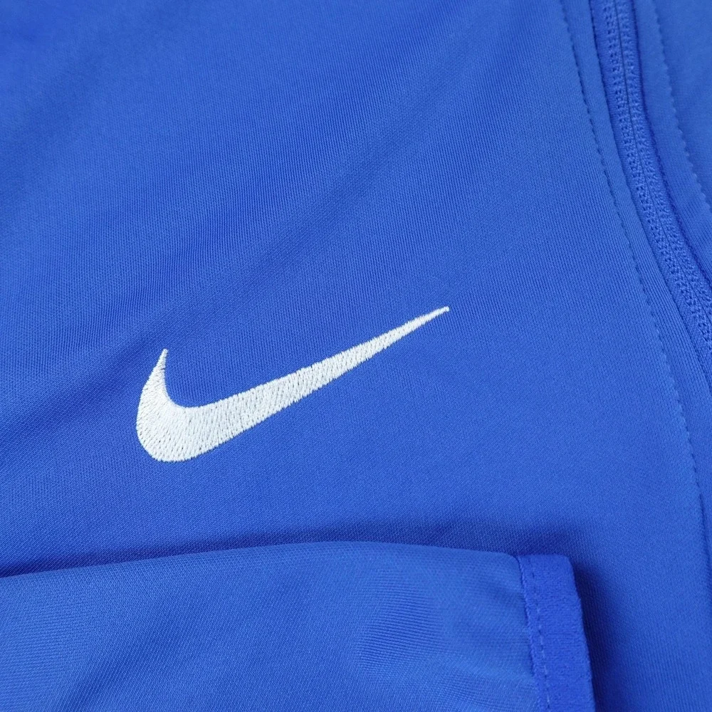 Nike Jacket Mens L Blue Dri FIT Full Zip Dry Park Track Soccer Training Coat Top